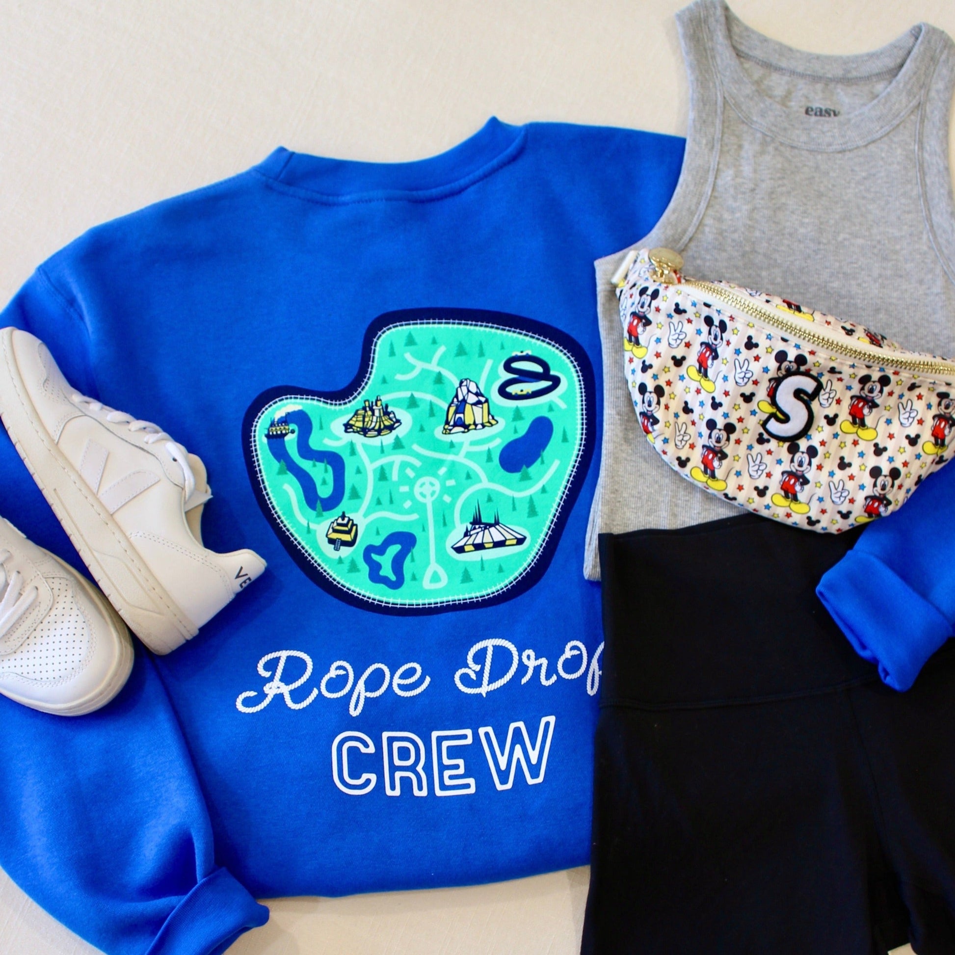 Disneyland sweat shirt, disneyland sweatshirt, disneyland sweater, disneyland hoodie, disneyland crewneck, vintage disney crewneck, disney crewneck sweatshirt, disneyland resort sweatshirt, vintage disneyland sweatshirt, blue disneyland sweatshirt, disney crewneck sweater, disneyland crewneck sweater, adult disney sweatshirt, women disneyland sweatshirt, men disneyland sweatshirt, Disney outfits, Stoney Clover, White Sneakers, Biker Shorts